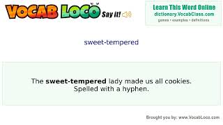 Video thumbnail for sweet-tempered