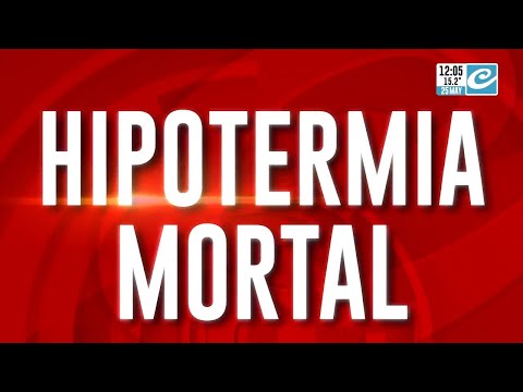 Hipotermia mortal: tercer muerto de frío en la calle