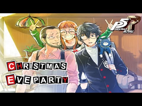 Persona 5 Royal | Joker, Futaba and Sojiro Christmas eve party