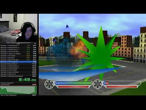 (Easy) Power Rangers Lightspeed Rescue (N64)  Speedrun in 36m 38s