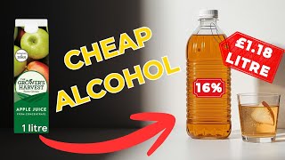 How To Make Alcohol For £1.18 Per Litre (16% Apple Liquor From Tesco Juice)