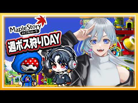 【 #メイプルストーリー 】完全初見のメイプル生活  週ボスゆるくやってく  #個人vtuber
