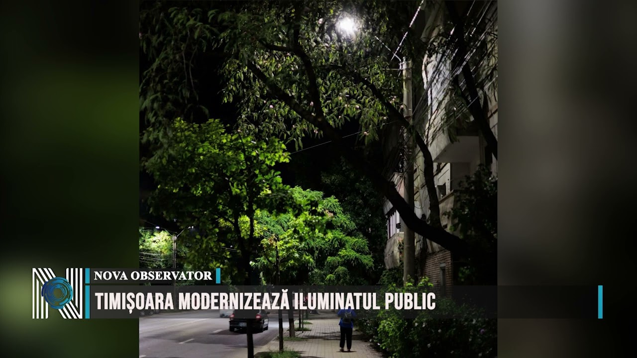 Timișoara modernizează iluminatul public