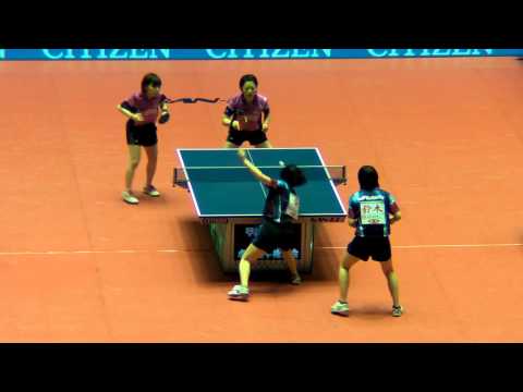 Japan Table Tennis WD;Fujii,Wakamiya vs Suzuki,Sou 2013.1.20