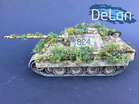 How to paint german WW2 tank...... Zvezda PzKpfw V Panther Ausf. D