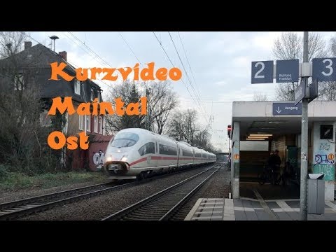 Maintal Ost mit BR 111, 403, 425 - Kurzvideo