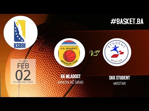 LIVE ◘ KK Mladost vs SKK Student ◘ 2018/2019 ◘ 17 kolo