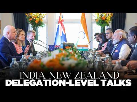 PM Modi attends delegation-level talks with New Zealand PM Christopher Luxon