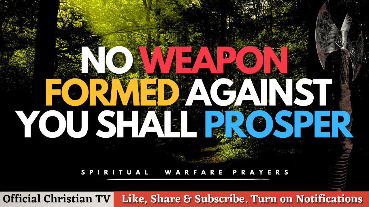 PRAYER AGAINST WITCHCRAFT AGENDA | Spiritual Warfare Prayers