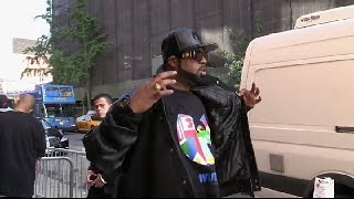 Wu-Tang Clan arriving at Daily Show