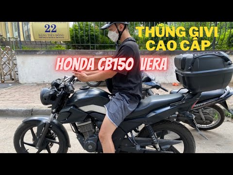 Thùng Givi E43NTL ADV lắp cho xe Honda CB150 Vera