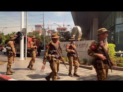 Heavy military presence in Yangon on third anniversay of Myanmar coup | AFP