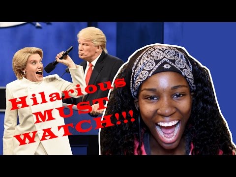 Saturday Night Live- Hillary Clinton Vs Donald Trump Debate Cold Open- REACTION!