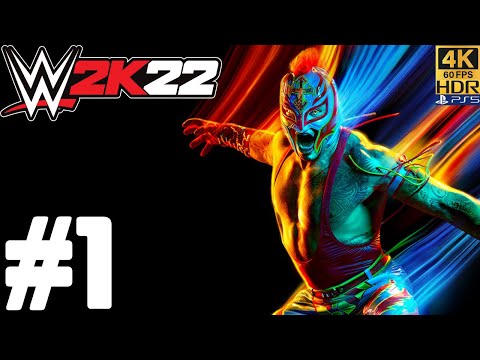 WWE 2K22 My Rise Mode Walkthrough Gameplay Part 1 – PS5 4K/60 FPS HDR No Commentary
