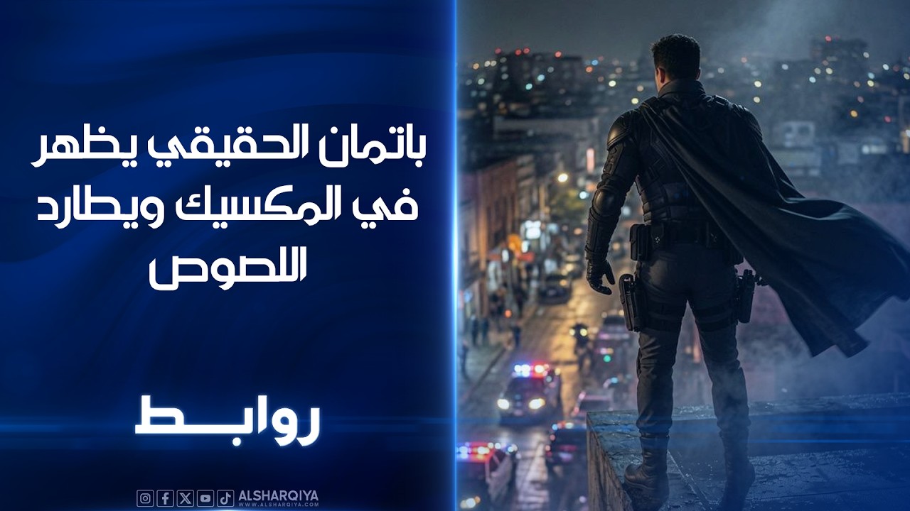 فيديو | باتمان الحقيقي يظهر في المكسيك ويطارد اللصوص#روابط
