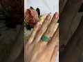 Серебряное кольцо с изумрудом 2.929ct