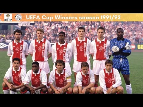 Ajax road to UEFA Cup title: 1991/92