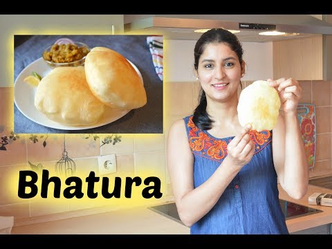 indisches BALLONBROT - Bhatura - Indisches Brot - indisch Kochen