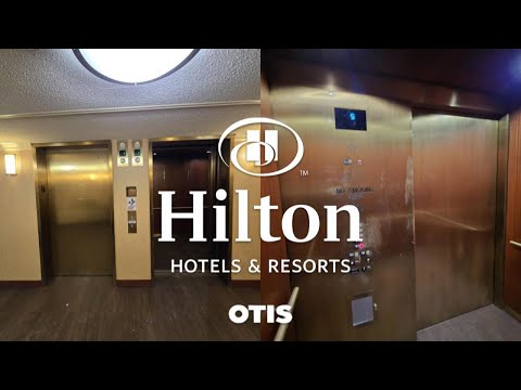 Low on Oil! Sketchy Otis LVM hydraulic elevators at the Hilton Dulles Airport in Herndon VA