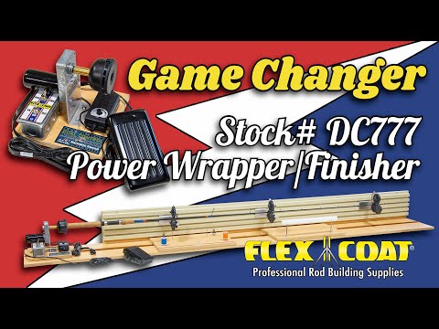 Flex Coat Power Wrapper/Finisher - DC777 - Custom Fishing Rod Building - Game Changer