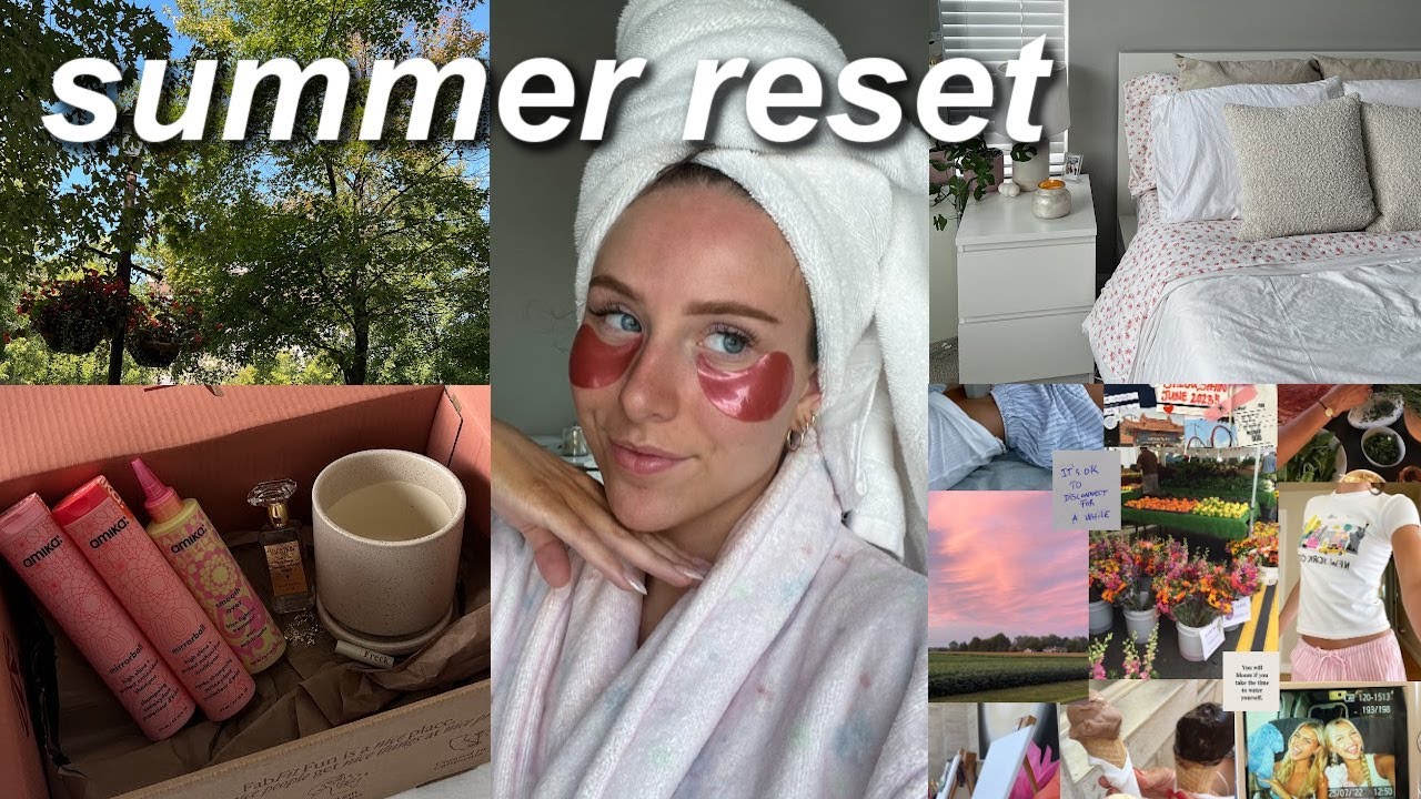 SUMMER RESET 🦋 DEEP CLEANING, GLOW UP, PINTEREST VISION BOARD *GETTING MY LIFE BACK TOGETHER*