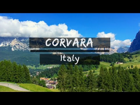 Corvara in summer season, Italian Dolomites. Vacation Travel Concept #shorts