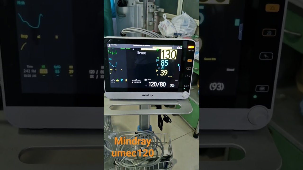 installaled mindray umec120 patient monitor for Bhopal care hospital
