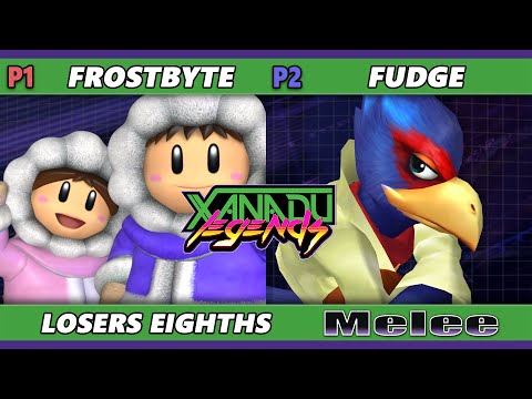 Xanadu Legends Top 8 - Frostbyte (Ice Climbers) Vs. Fudge (Falco) Smash Melee - SSBM