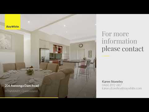 206 Awoonga Dam Road, Benaraby, QLD 4680, 4 slaapkamers, 2 badkamers, House