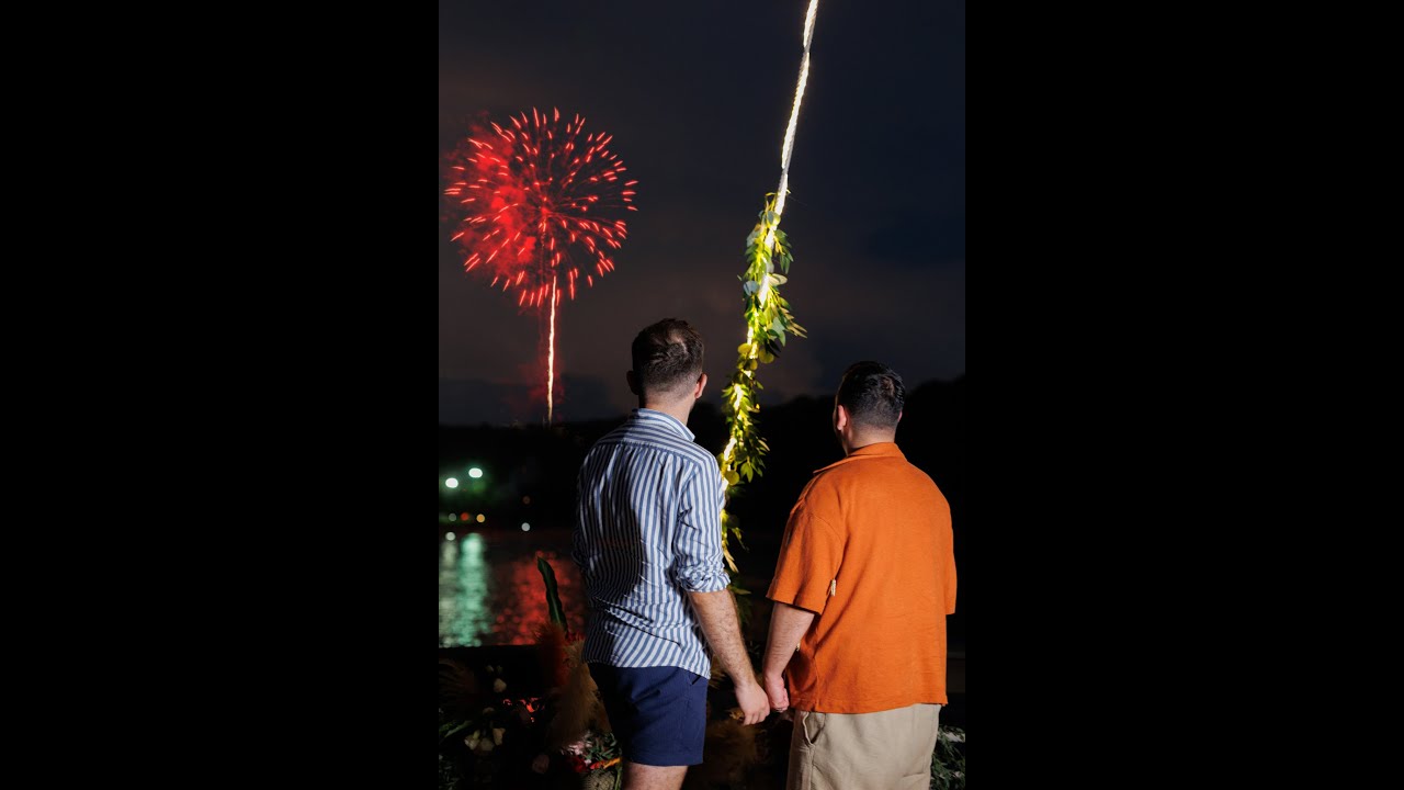Best Same Sex Marriage Proposal on a boat with Fireworks in Phuket by BESPOKE EXPERIENCES