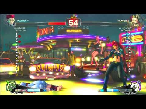 SSF4 Rank Match  meshioX (VI)  vs  kejimugen (IB)