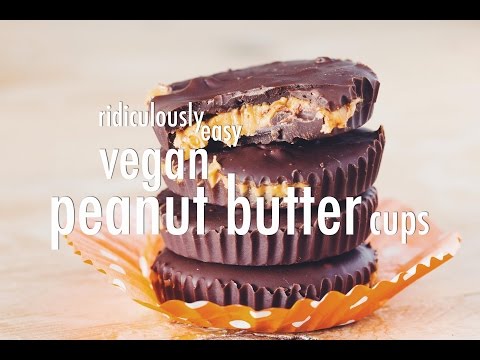 ridiculously easy vegan peanut butter cups | hot for food