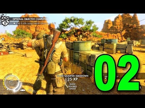 Sniper Elite III - Part 2 - Getting Sneaky (Let's Play / Walkthrough / Playthrough on PC)