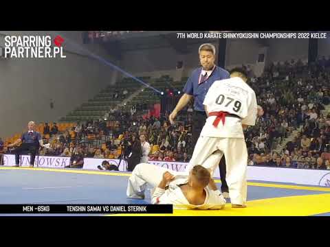 Tenshin Sawai vs Daniel Sternik -65kg | 7th World Karate Shinkyokushin Championships 2022