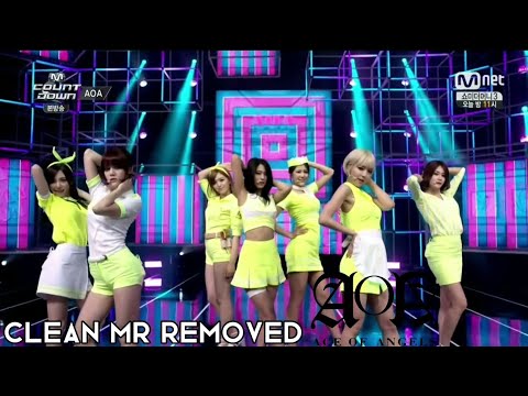 (Loud Inst.) [CLEAN MR REMOVED / MR제거] AOA (에이오에이) - Short Hair (단발머리) | (MCountdown) / 140710
