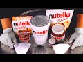 ASMR Nutella Experiment What Happens If You Mix All Nutella Products Into One Ice Cream Rolls