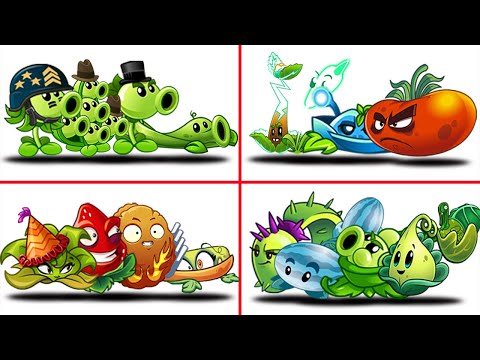 04 Super Team Max Level Vs 05 Round Team Zombie - Which Team Plant Strongest? - PvZ 2 Team 04 Plant