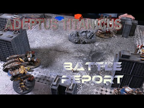 Adeptus Titanicus Battle Report Mordaxis vs Tempestus