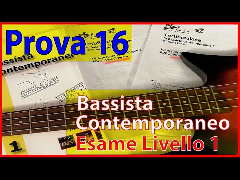 Prova d'esame n.16 Linee di basso (SWING walking bass) Certificazione Bassista Contemporaneo 1° liv.