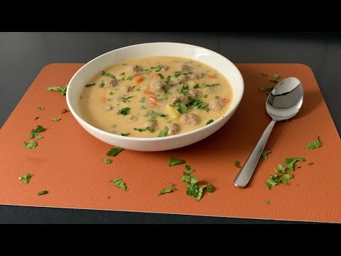 Suppe / Eintopf/ Eintopf mit Fleischbällchen und Gemüse/ einfach Mittagessen kochen / Simona