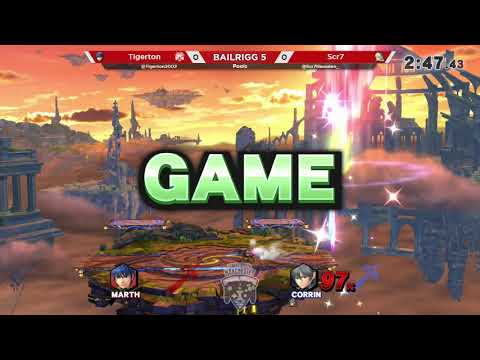 Bailrigg 5 - SSM | Tigerton (Marth, Cloud) Vs. Scr7 (Corrin) - Smash U - Pools