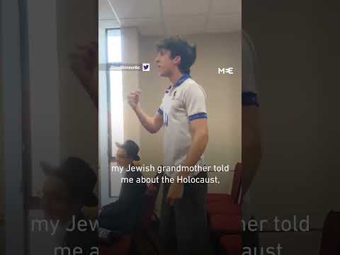 Student shuts down Israeli soldier event at Rutgers University