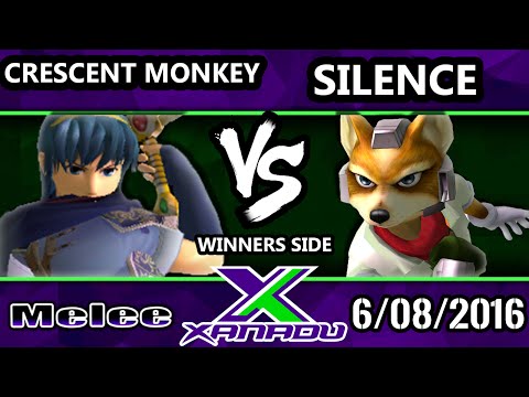 S@X 153 SSBM Tournament - Crescent Monkey (Marth) Vs. Silcence (Fox)