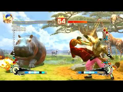 SSF4 AE Yun (gameinn) vs Gen (amiyu99) Japanese Ranking Match