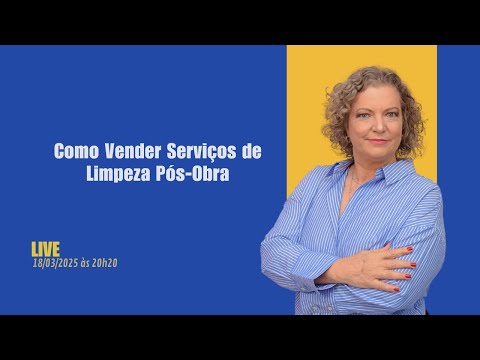 #LIVE283 - Como Vender Serviços de Limpeza Pós-Obra
