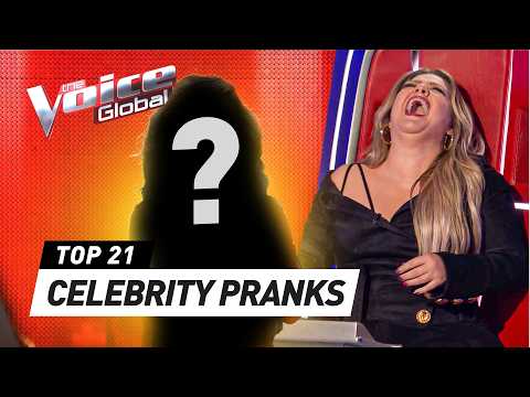 Famous Celebrities PRANK the Coaches on The Voice