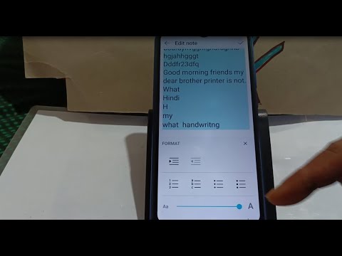 Honor 20i mobile me notepad me text ka font size kaise change kare