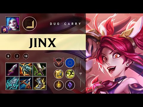 Jinx ADC vs Caitlyn - EUW Grandmaster Patch 25.23