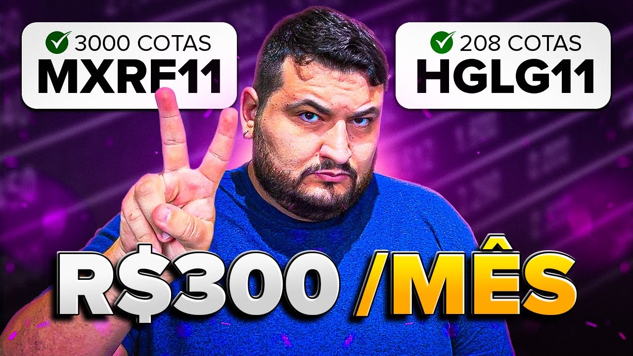 COMO RECEBER R$300 TODO MÊS COM FUNDOS IMOBILIÁRIOS? Comecei com R$10!