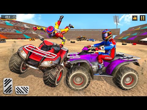 ATV Quad Bikes Derby Crashing Demolition Simulator - Android IOS Gameplay.